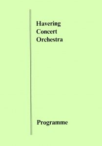 Programme Spring 2004